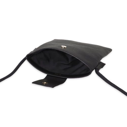 MOKKI MINI 　BLACK ショルダーバッグ POLENE（ポレーヌ） Mokki Mini レザーショルダーバッグ ブラック